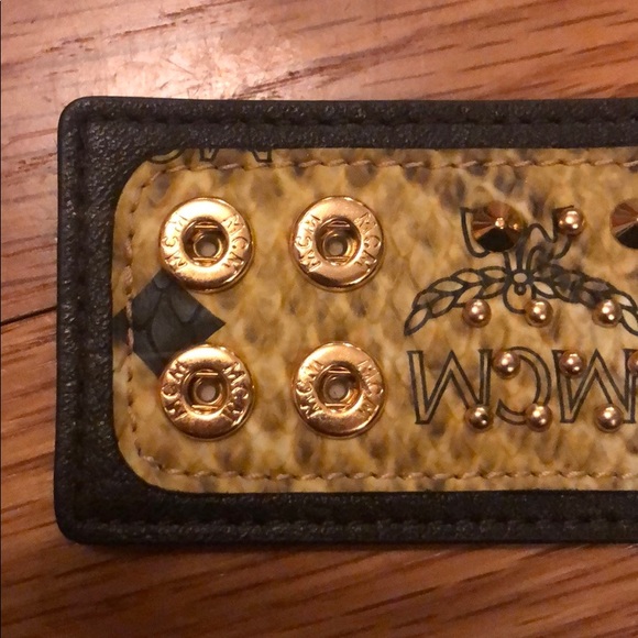 MCM Stud Bracelet Yellow + Black - unused - Picture 4 of 8